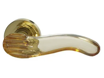 KIARA AMBER - Crystal door handle by Glass Design - view 2